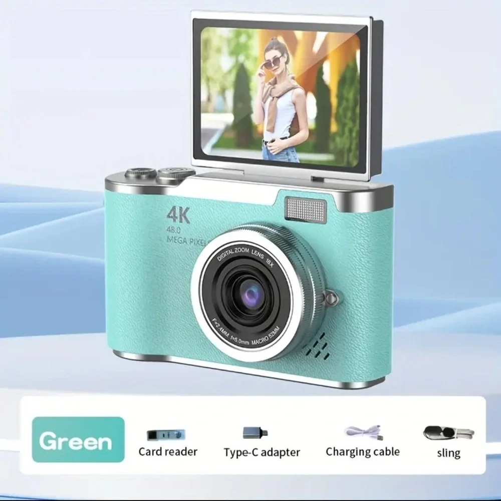 Purple 4K Digital Camera w/ Memory Card